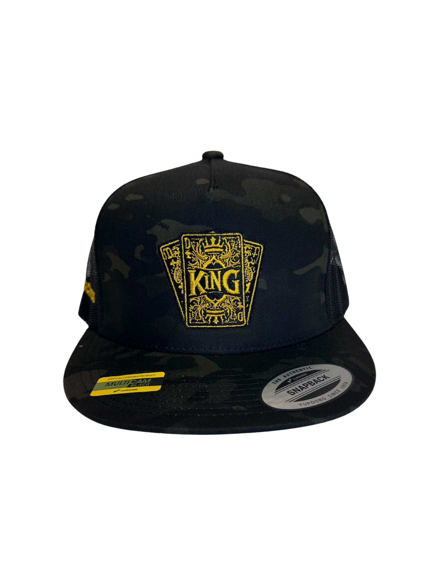 Unisex Camo Snapback Hat With KDC Logo