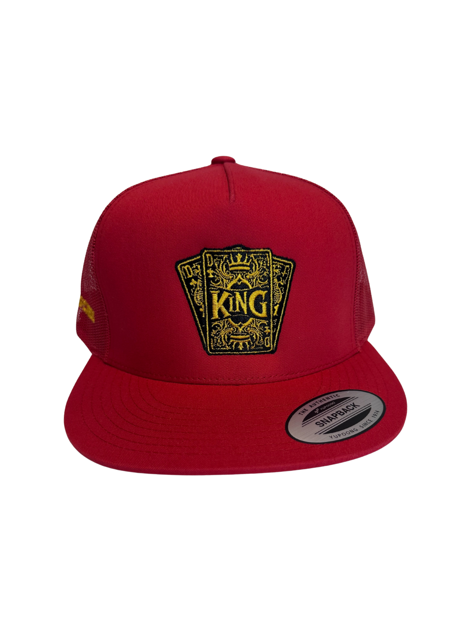 Unisex Red Snapback Hat With KDC Logo