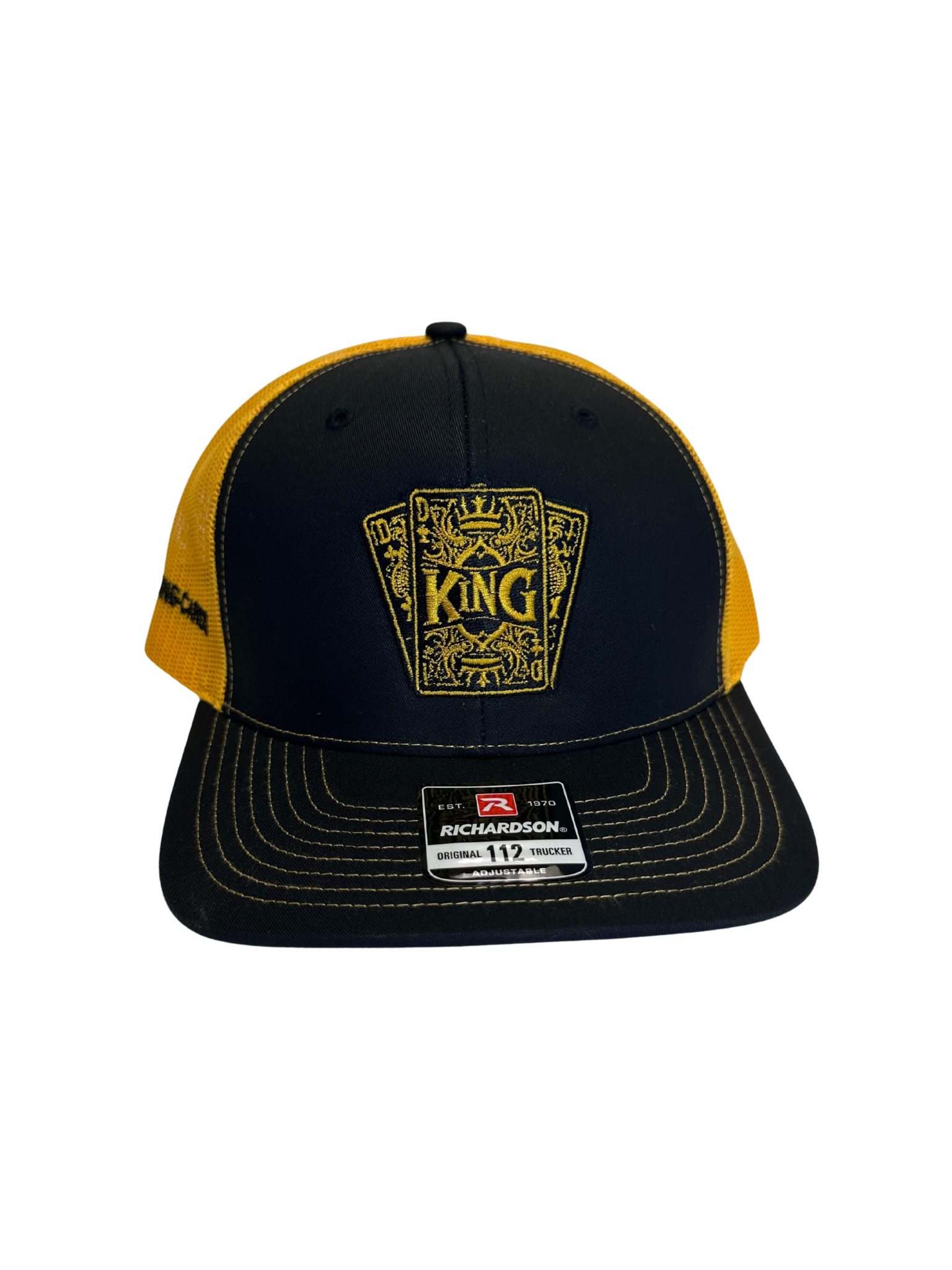 Unisex Yellow/Black Trucker Hat With KDC Logo